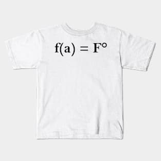 FAFO Math Equation Kids T-Shirt